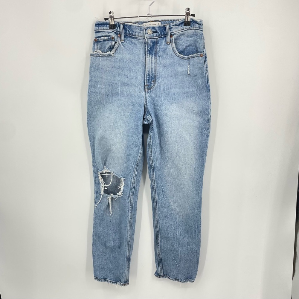 Abercrombie & Fitch The 90’s Straight Ultra High Rise Curve Love Sz 29 8S‎ short